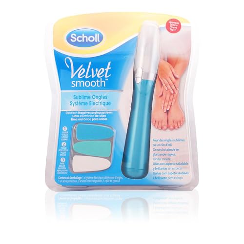 Scholl Expert Care Limar y Alisar 2 en 1 Lima Eléctrica para Pies - Quita Durezas y Elimina Callos, Pedicura Profesional, Uso en Casa para Pies Suaves, Exfoliante con Cabezal Repuesto, Lima Morada