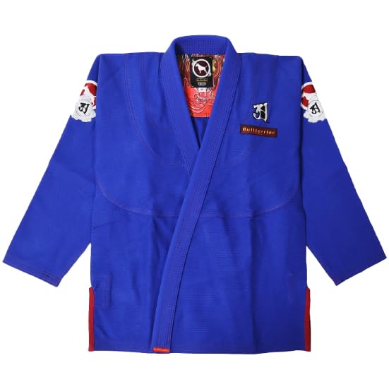 Amazon.co.jp: [BULL TERRIER] ブルテリア bjk-032 柔術衣 Ashura R 青
