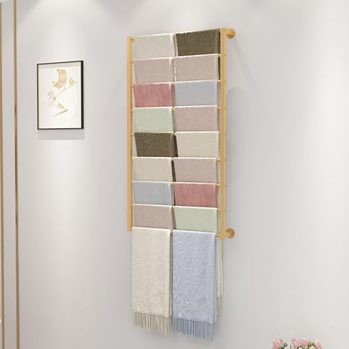 Porte-cravates et support mural pour foulards, étagère ruban en stock