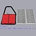 Engine & Cabin Air Filter Fit for 2001-2005 Honda Civic L4 1.7L Replace 17220-PLC-000 80292-S5A-003 17220PLC000 80292S5A003