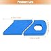 X AUTOHAUX 1 Pair Silicone Bicycle Cycling Crank Boot Protectors Mountain Bike Gel Sleeve Crank Arm Cover Protection Blue