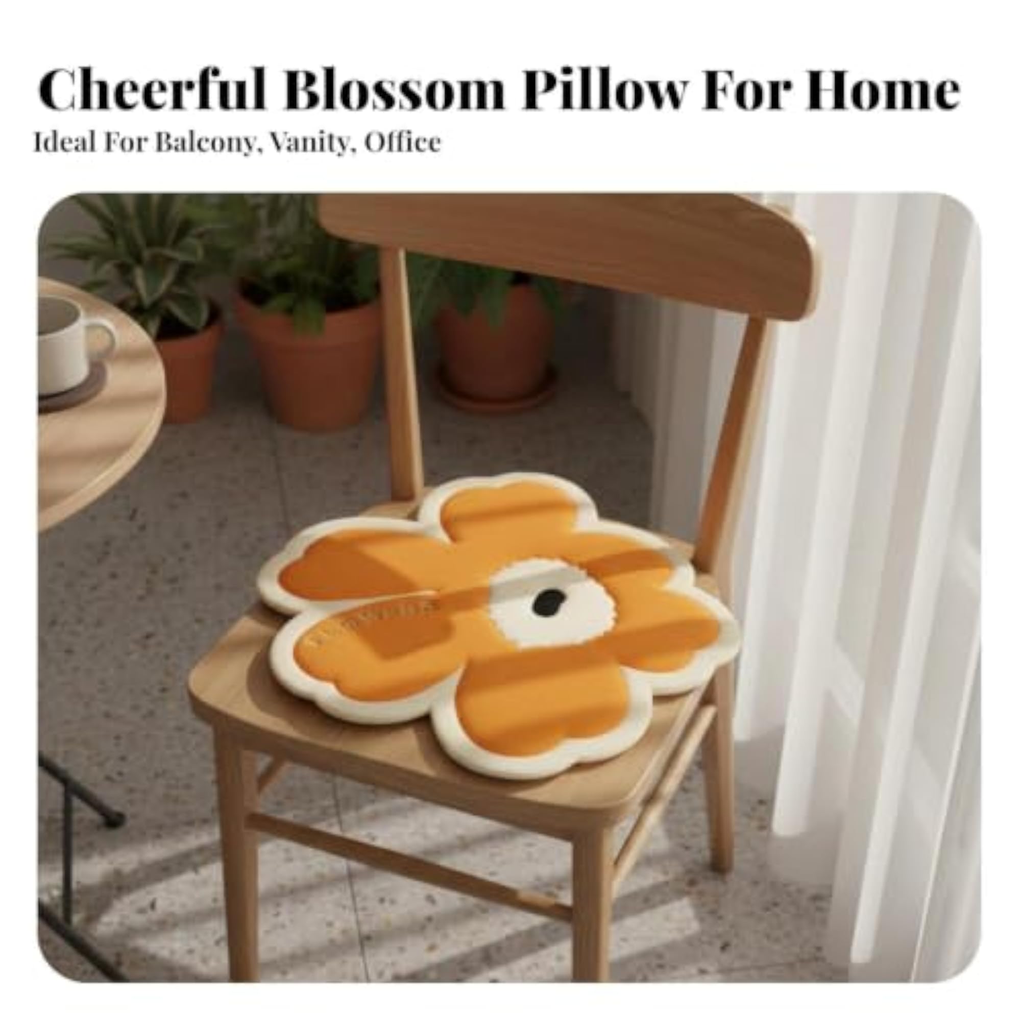 Flower Shaped Soft Cushion for Versatile Use