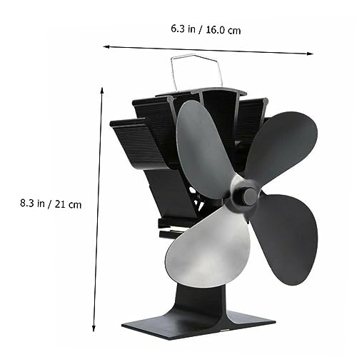 Ventilateur pour poêle thermique sans électricité diffuseur chaleur - 8