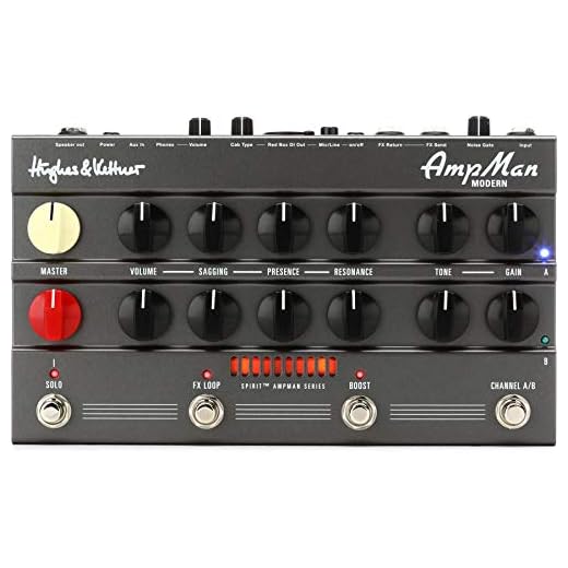 Hughes & Kettner AmpMan - Pedal amplificador de guitarra moderno de 50 vatios