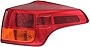 Evan-Fischer Tail Light Assembly Compatible with 2013-2015 Toyota RAV4 Outer Halogen North America Built Passenger Side