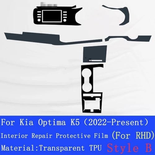 Film TPU anti-rayures boîte de vitesses Kia Optima K5 22 - 5