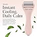 Kitsch Ice Roller for Face – Stainless Steel Face Ice Roller to Reduce Puffiness, Redness & Headaches – Cooling Facial Roller for Skin Care, Irritation Relief & Spa-Like Experience at Home - Pink