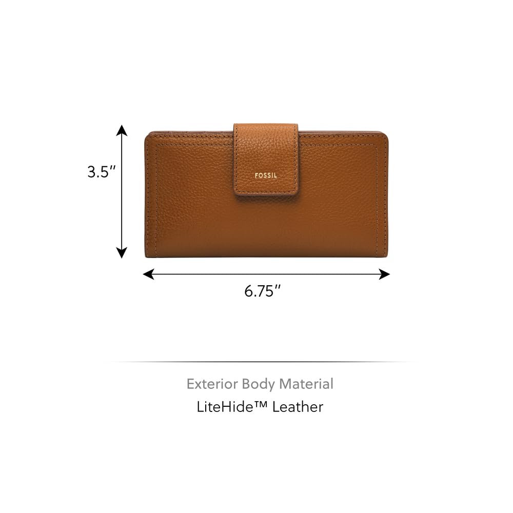 Fossil Women's Logan Clutch, brązowa, brązowy