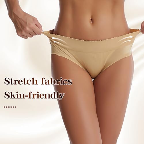 Image of Women's 2pcs Butt Lifter Padded Panties High Waisted Hip Enhancer Shapewear Seamless Control Boy Shorts