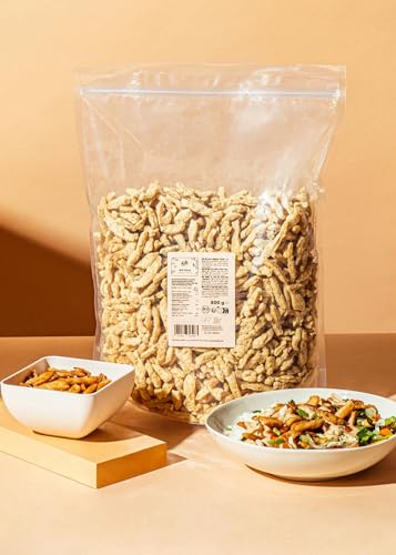KoRo - Bio Soja Streifen 800 g - 100 % Soja - Bio-Qualität - Vegane Fleischalternative - Vielseitig verwendbar für Gyros, Currys, Wraps