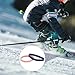 lasuroa 32 pcs Ski Brake Retainers, Ski Straps Snowboard Brake Bands Retainers Brake Rubber Band for Winter Outdoor Sports Ski Tuning Kit Accessory (Red and Green)