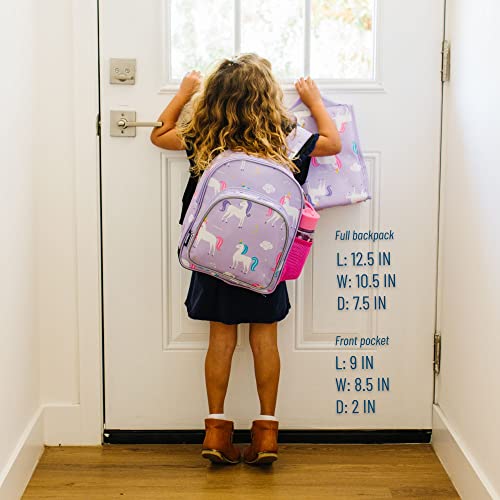 Wildkin 12-Inch Kids Backpack For Boys & Girls, Perfect For Daycare And Preschool, Toddler Bags Features Padded Back & Adjustable Strap, Ideal For School & Travel Backpacks (Unicorn) #TOP5