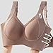 Women's Ribbed Push up Adjustable Wireless Bra, Full Coverage Invisible Lift Anti-Sagging Bras (3pcs-a,Medium)