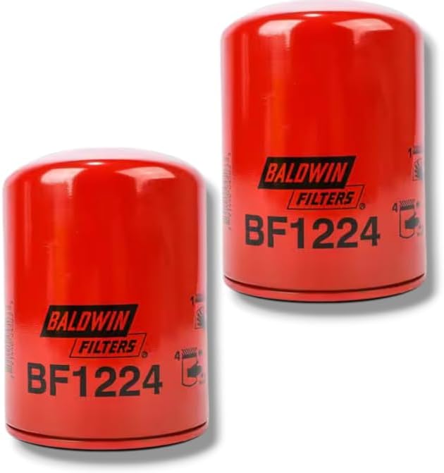 BF1224 Fuel/Water Separator Spin-on REplaces FF5301, 30-01090-00 (Pack of 2)