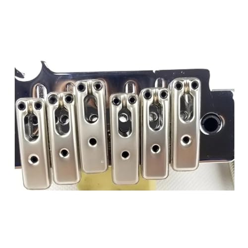 Guitare électrique chevalet trémolo double swing chrome argent pour rechange