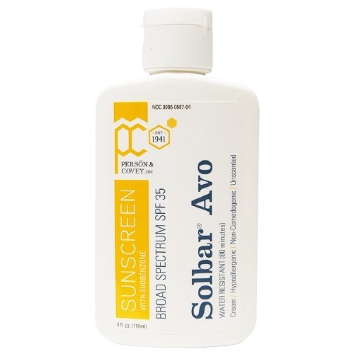 SolBar AVO Sunscreen Lotion SPF 35, Unscented 4 fl oz