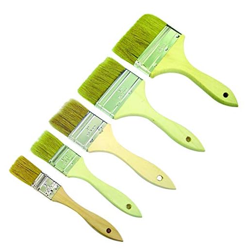 Bon 84-940 1-Inch to 4-Inch Artifact Chip Brush, Set of 5