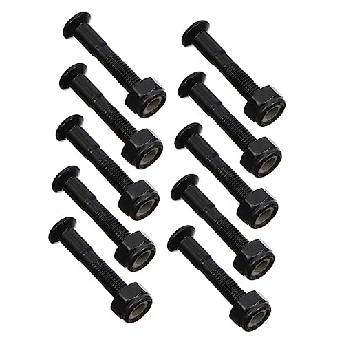 HOLIDYOYO 40Sets Mounting Bolts Set Screws Nuts for Skateboard Hardware Replacement Mounting Set for Trucks Decks for Use