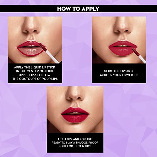 Image of SUGAR Cosmetics Smudge Me Not Mini Liquid Lipstick Sets for Women | Transferproof & Waterproof | Lasts Upto 12+Hours | Pack of 4 - Sassy Lips