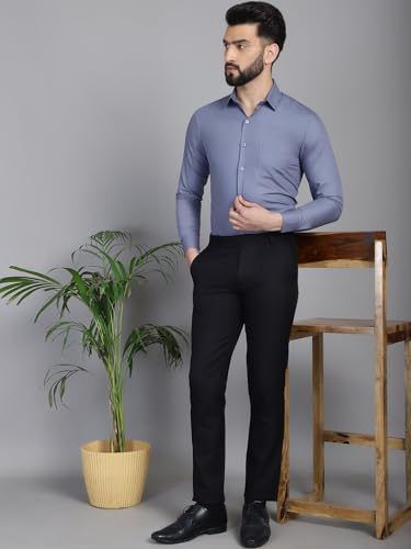 Image of Indian Needle Men's Solid Regular Fit Shirt
