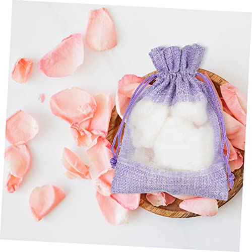 Bolsas Sachet Lavanda 10 Piezas Organza con Cordón miniatura 3