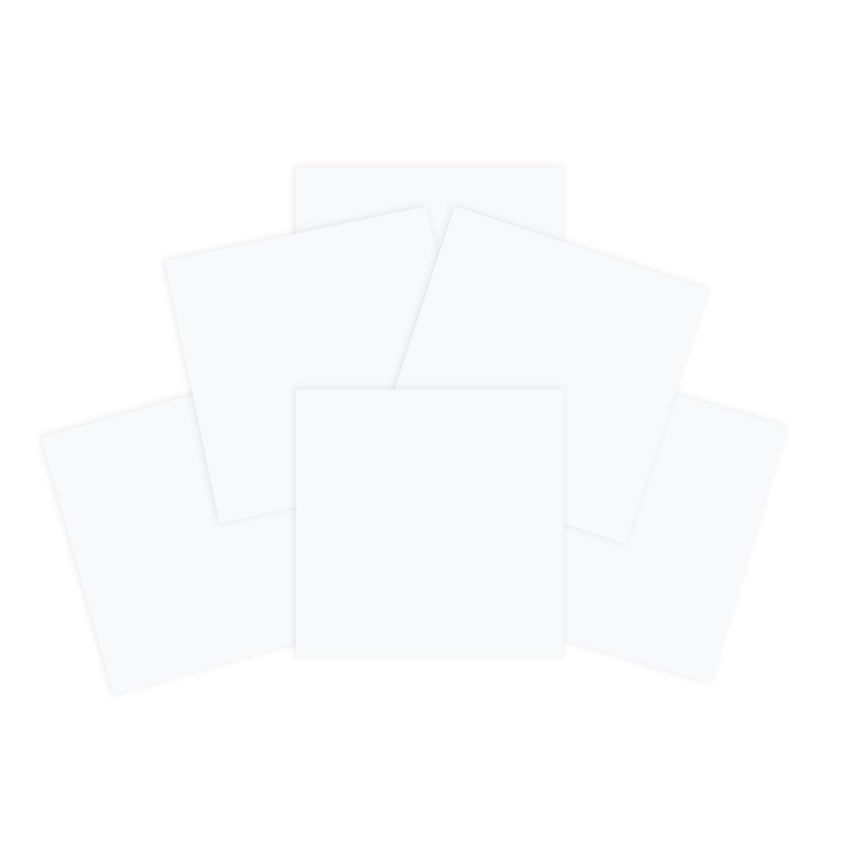 Spellbinders Platinum Mat Board White, Pack of 4