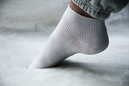 Women’s Low Cut Athletic Cotton Socks – 5 Pairs, Breathable, No-Slip, Reinforced Heel & Toe3