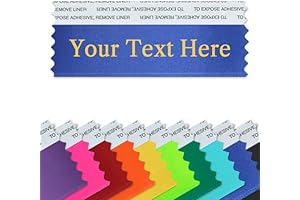 Custom Badge Ribbons: Design Your Own Message, Colors
