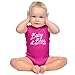 Texas Tees Baby Bear Onsie, Little Sister Bodysuit with Bear, Shower Gift, Pink 3-6 mo