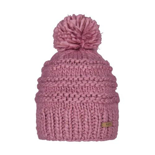Barts Strickmütze Jasmin grob-gestrickte Wintermütze mit Bommel 1034 Pink 08