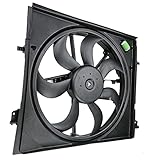Radiator Cooling Fan Assembly Replacement for 2017 2018 2019 Nissan Rogue Sport 2.0L Replaces # 214816MA0A
