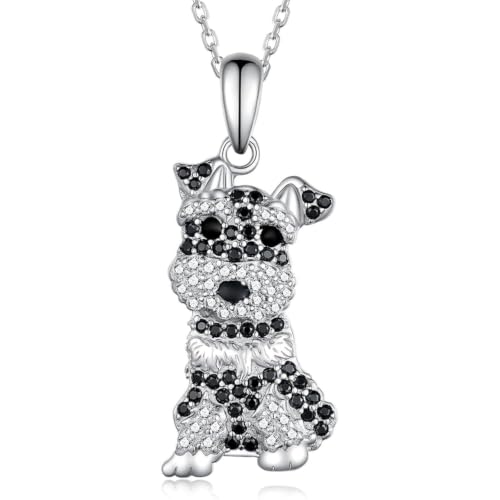 Collier pendentif schnauzer : oubliez les bijoux ternes avec cet accessoire mode pour chiots