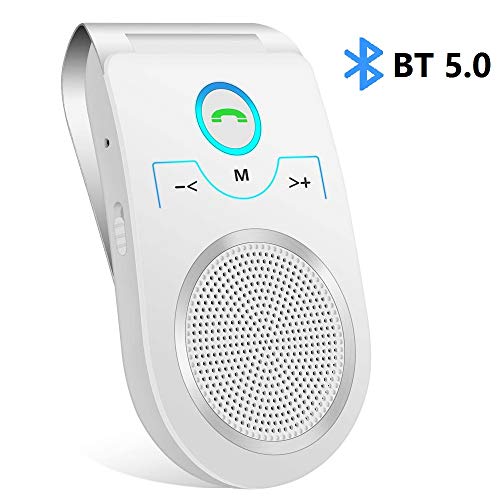 Bluetooth Speakerphone Wireless Car Speaker, Aigital Upgraded Bluetooth 5.0 in-car Speaker for Cell