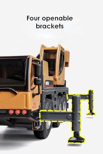 Gemini&Genius 1/50 Scale Autocrane Toys, Crane Truck Construction Vehicle, Alloy Boom Truck Engineering Car Models, Great Gifts, Collections, Cake Toppers, Room Decoration for Kids - Image 8