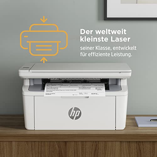 HP LaserJet MFP M140w Multifunktions-Laserdrucker, Monolaser, Drucker, Scanner, Kopierer, Duplex-Druck, DIN A4, WLAN, Airprint, Schwarz-weiß-Drucker, HP Instant Ink für Toner verfügbar – Bild 6