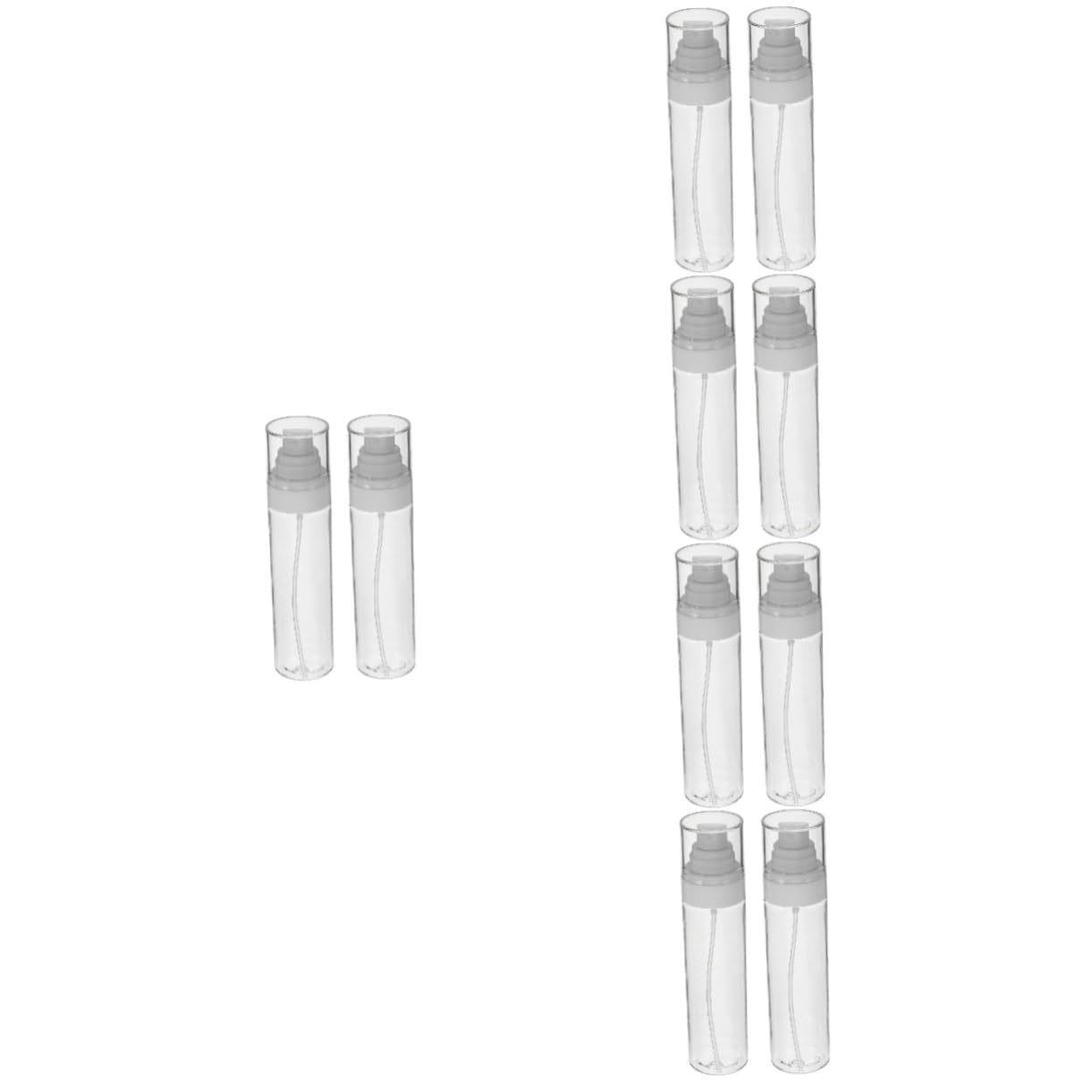 Baluue 10pezzi Spray Bottles Dispenser Per Liquidi Portatile e Ricaricabile Per Cosmetici e Profumi Design e Facile
