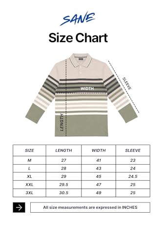 Image of SANE ORIGINALS Full Sleeves Textured Polo Tshirt for Men with Pocket || Long Sleeves Collar and Pocket T-Shirt for Men
