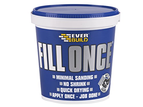 Image of Everbuild Fill Once Ready Mixed Filler – Fills in One Go – Quick Drying – White – 650 ml