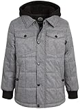 URBAN REPUBLIC Boys’ Winter Jacket – Insulated Quilted Wool Blend Puffer Pea Coat (4-20), Size...