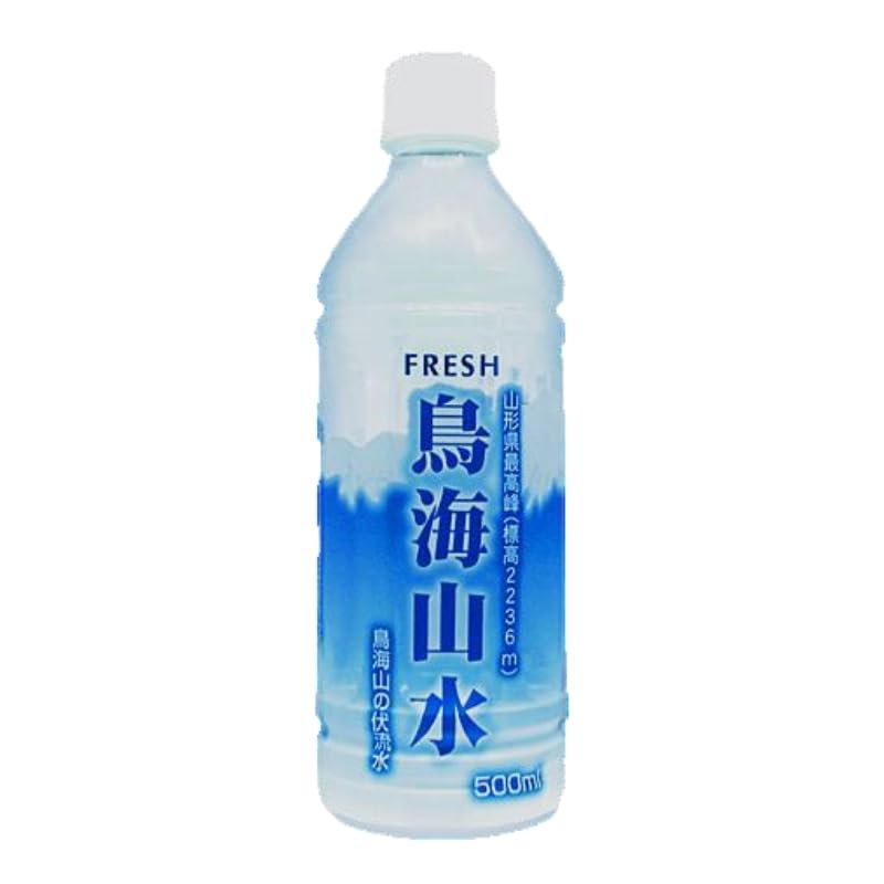 Amazon.co.jp: 鳥海山水 500mL×24本×1ケース ペットボトル 天然水