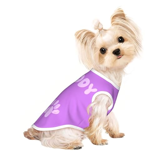 Image of Custom Puppy Clothes Girl, Personalized French Bulldog Clothes, Customized Dog Shirts, Dog Accessories, Girl Puppy Essentials, Customized T Shirts for Small Dogs, Gift for Puppies Birthday