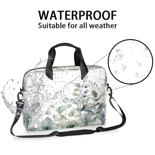Bolsa para portátil 15.6 pulgadas con hojas botánicas miniatura 3