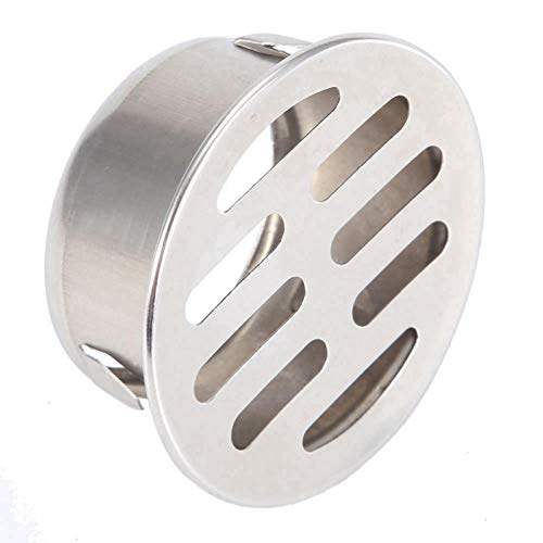 Thick Stainless Steel Floor Drain ,Cover Anti Blocking for Outdoor Balcony Yard Use Square Floor Drain Waste Drain Cover Hotel Bathroom Shower Drainer(50 Flat Mouth) - Image 4