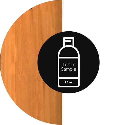 WOCA Denmark - Exterior Wood Oil - Water Based Penetrating Stain for Outdoor Wood Decks, Fences, Siding and Furniture - 1.5oz Sample - Larch