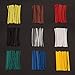 High Heat Shrink Tubing Tube - 2:1 Heat Shrink Ratio Flame Retardant 9 Color 6 Size 162 PCS in Transparent Plastic Box (2019 New Packing Design)