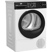 Beko BM3T39230W Wäschetrockner, 9 kg, Frontlader Wärmepumpentrockner, 15 Programme, Sensortrocknung, Säulenfähig, Aquawave Schontrommel, Weiß – Ansicht 4