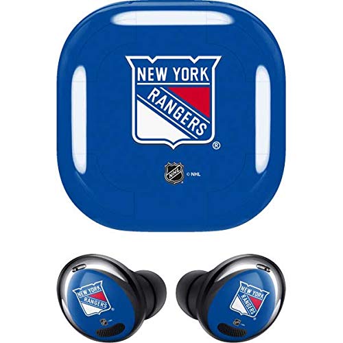 Skinit Decal Audio Skin Compatible with Samsung Galaxy Buds Pro - Officially Licensed NHL New York Rangers Solid Background Design