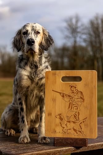 Tabla de Cortar Decorativa con Diseño de Perro Cazador y Labrador (29.21 cm por 21.59 cm) miniatura 7
