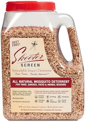 Skeeter Screen Spreadable Outdoor Deterrent – 64 oz Granules