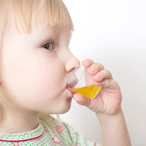 Jolly Chef 100 Pack Small Plastic Shot Glasses-1 Oz Disposable Cups-1 Ounce Tasting Cups-Party Cups Ideal For Whiskey, Wine Tasting, Food Samples, Perfect For Thankgiving Halloween Christmas Party #TOP1